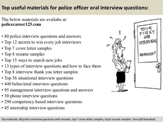 police officer questions