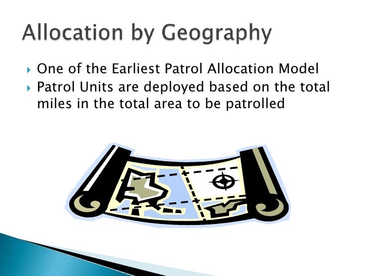 Police Resource Allocation And Deployment Power Point 2012 Fdu