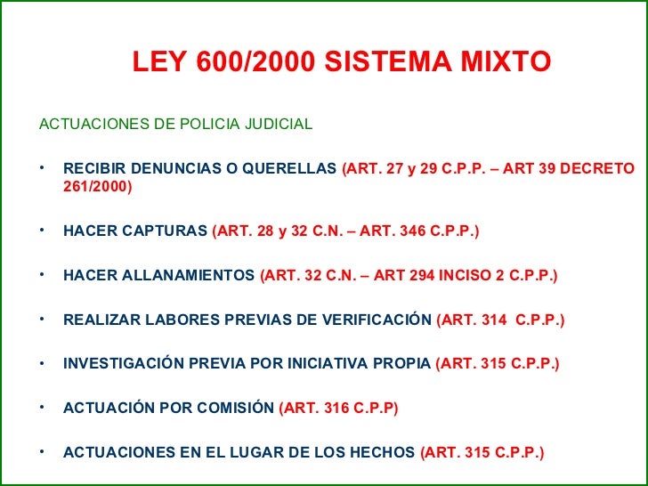 Policia judicial proyecto de aula