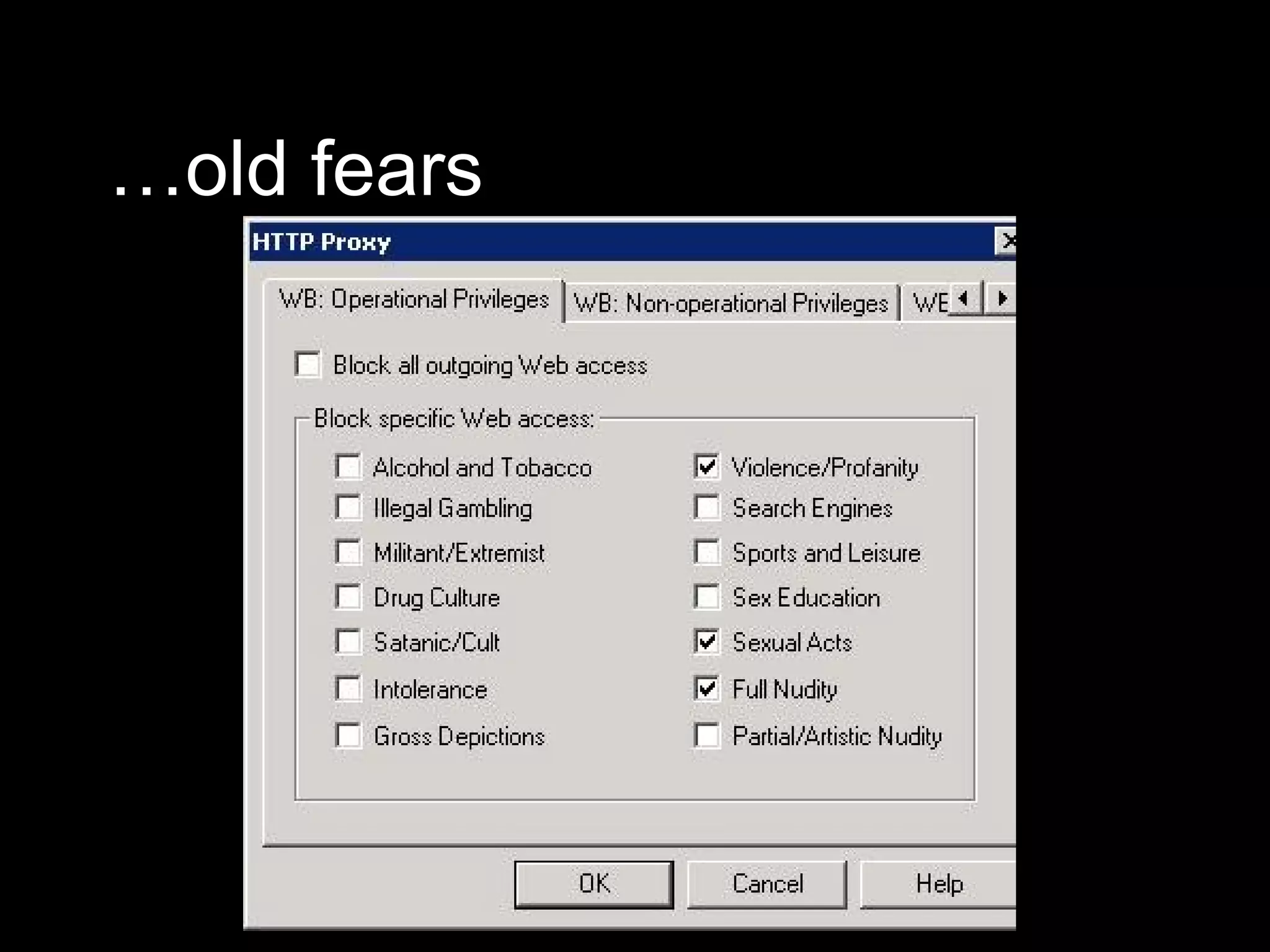 …old fears 