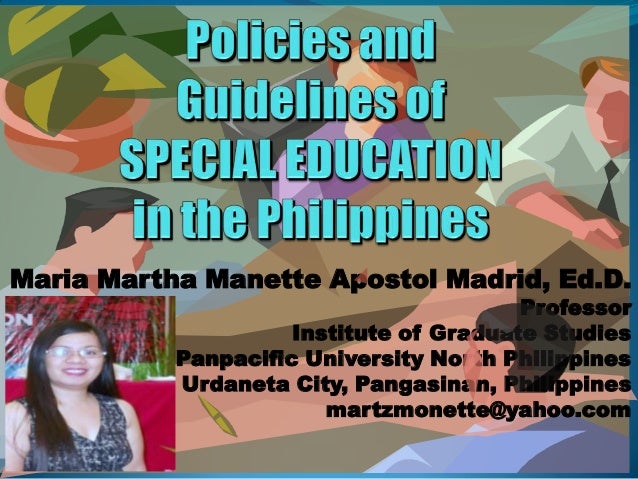 phd in special education philippines