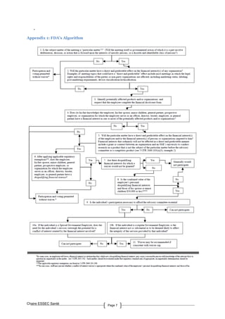Chaire ESSEC Santé Page 7
-
Appendix 1: FDA’s Algorithm
 