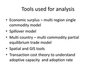 Policies, institutions, and markets to strengthen food security and incomes for the rural poor