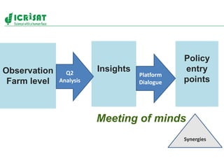 Policies, institutions, and markets to strengthen food security and incomes for the rural poor