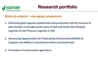 Policies, institutions, and markets to strengthen food security and incomes for the rural poor