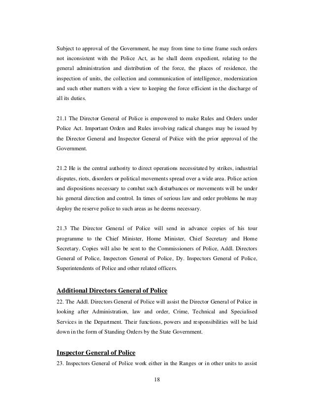 Functions Roles And Duties Of Police In General