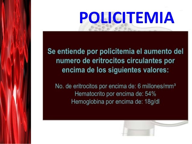 Resultado de imagen para policitemia