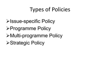 Policy Issue Overview Policy | PPTX