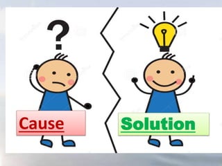 Cause Solution
 