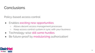 Policy based access control | PDF