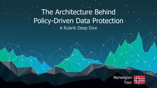 The Architecture Behind
Policy-Driven Data Protection
A Rubrik Deep Dive
Norwegian
Tour
 