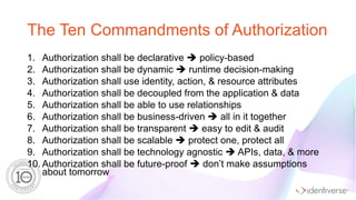 Policy enabling your services - using elastic dynamic authorization to ...