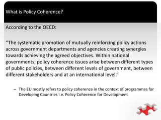 Policy alignment and policy coherence | PDF | Political Issues & policy ...