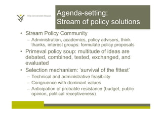 Policy Stream Policy analysis | PDF