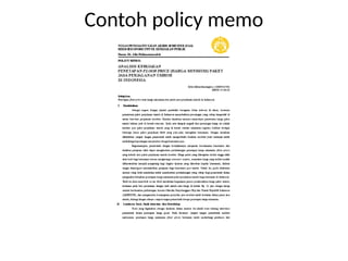 policy brief rekomendasikan kebijakan publik sebagai saluran komunikasi ...