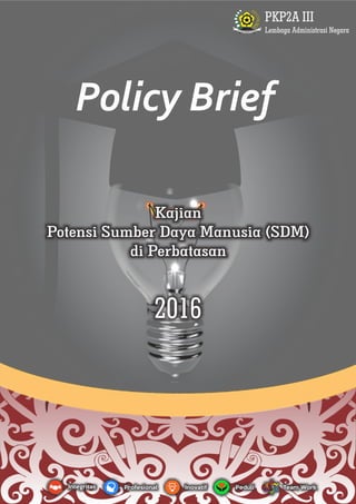 Policy Brief 2016 (Potensi SDM)