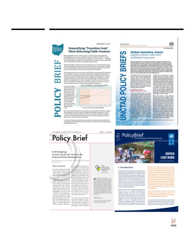 Merancang Policy Brief
