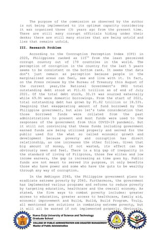 CORRUPTION:Root Cause of Poverty in the Philippines | PDF