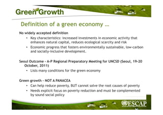 Policy Context In Lead Up To Rio Summit Unescap Policy Context In Lead Up To Rio Summit Unescap