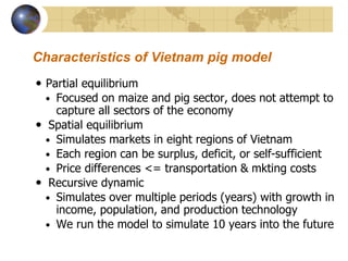 Future scenarios for pig sector development in Vietnam: Results from an updated policy simulation model 