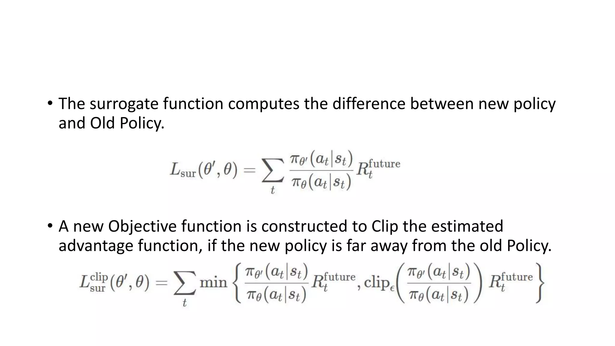 Proximal Policy Optimization | PPTX