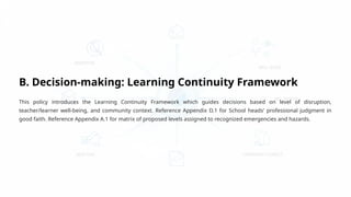 Comprehensive Policy Guidelines on Learning Continuity in Emergencies ...