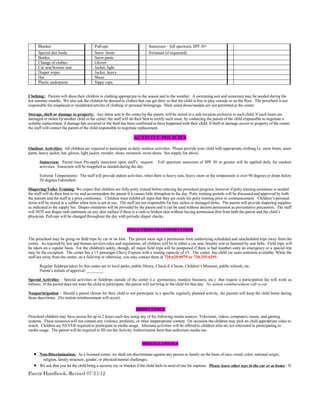 Policy handbook preschool | PDF