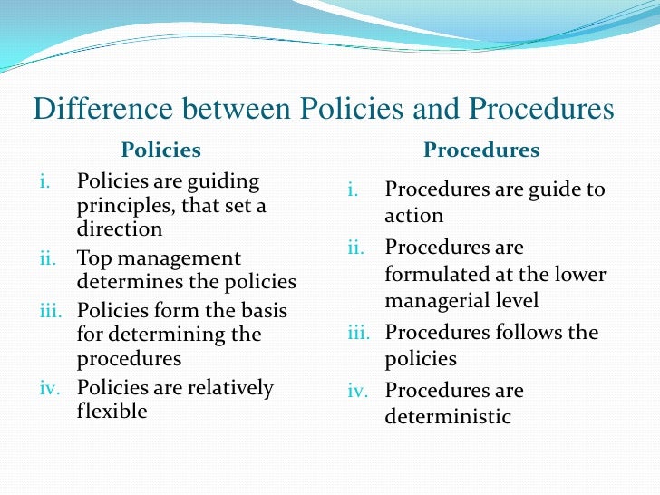 Policy making