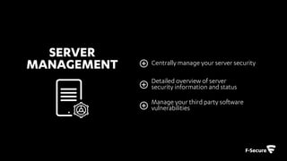 CONTROLLED
SECURITY THE EASY
WAY
© F-Secure Confidential28
Test it for free!
 