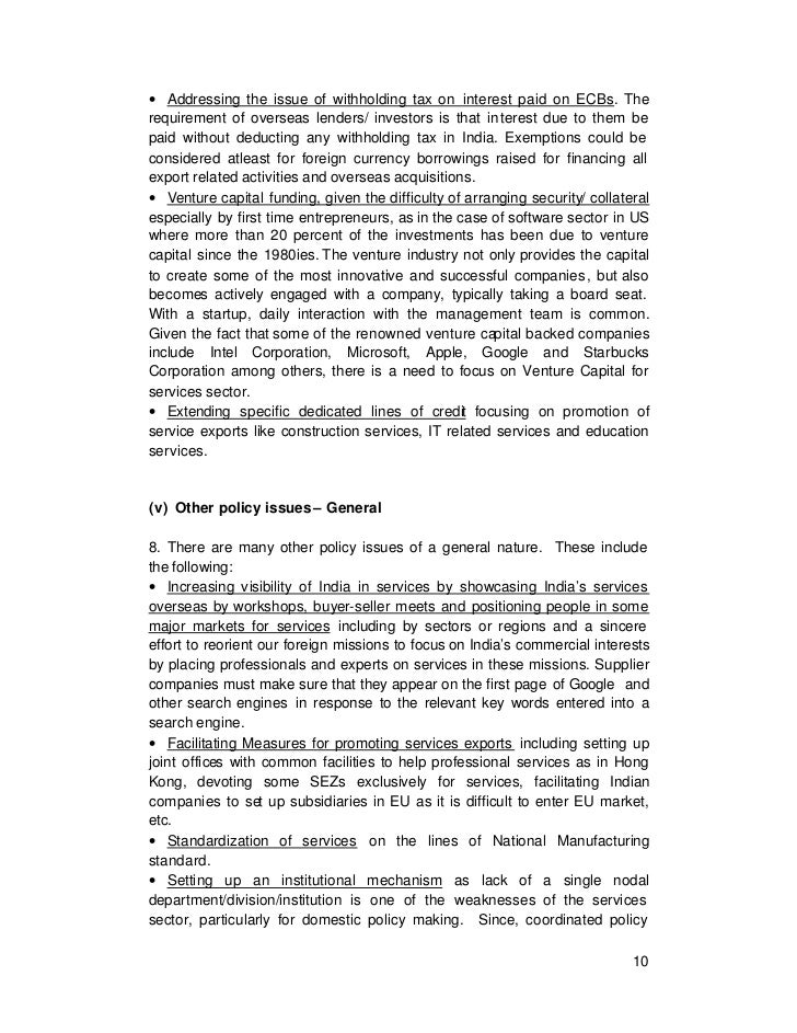 Role and importance of service sector in economy pdf image