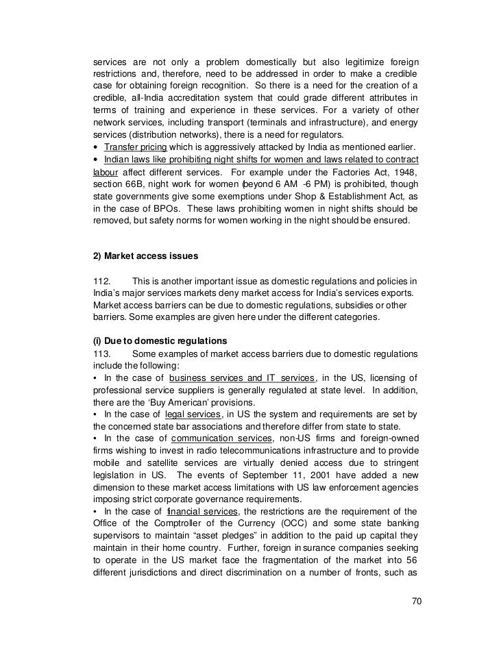 U.s. service sector picture