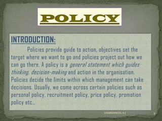 Policy ppt | PPTX