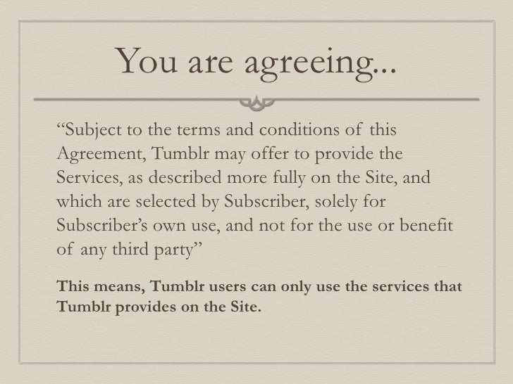 tumblr online policy primer