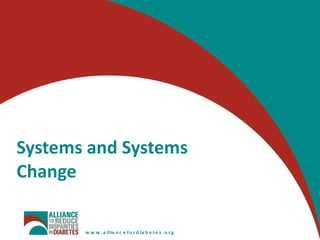 Systems and Systems Change 