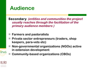 Contributing to evidence-based policy making: IPMS approach