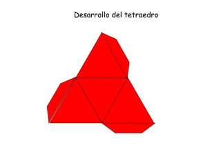 Desarrollo del tetraedro 