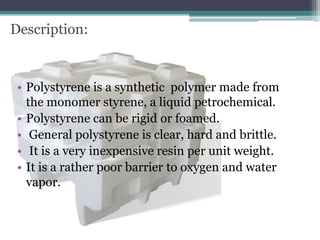 Polystyrene | PPTX