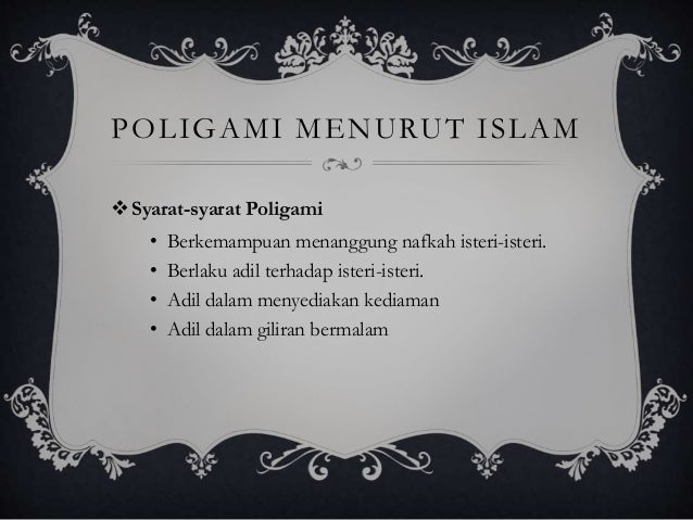 Isu Isu Kekeluargaan Poligami