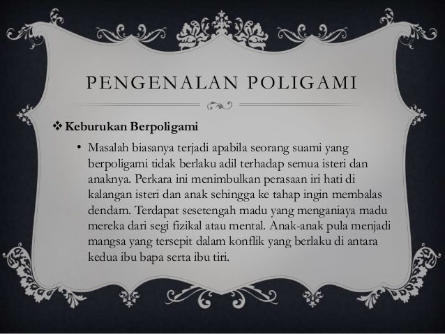 Isu Isu Kekeluargaan Poligami