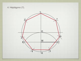 4. Héptágono (7).

                             1


                     2                   7



                                 O

                                                 6
             3
                                 M
                 B                           C


                         4           5
                                 A
 
