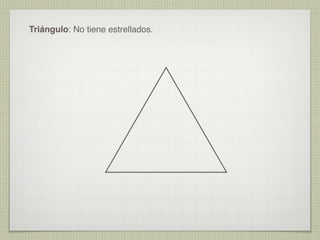 Triángulo: No tiene estrellados.
 