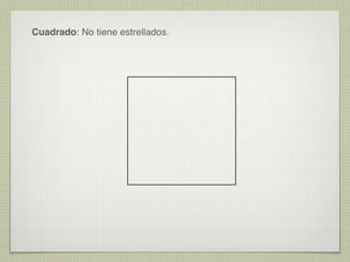 Cuadrado: No tiene estrellados.
 