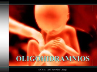 Est. Med.: Dante Yuri Malca Chunga
 