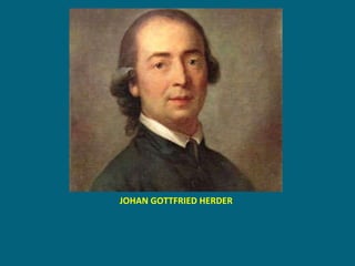 JOHAN GOTTFRIED HERDER 