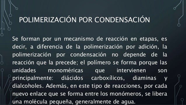 Polimerización por condensación