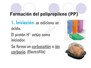 Formación del polipropileno (PP)
 