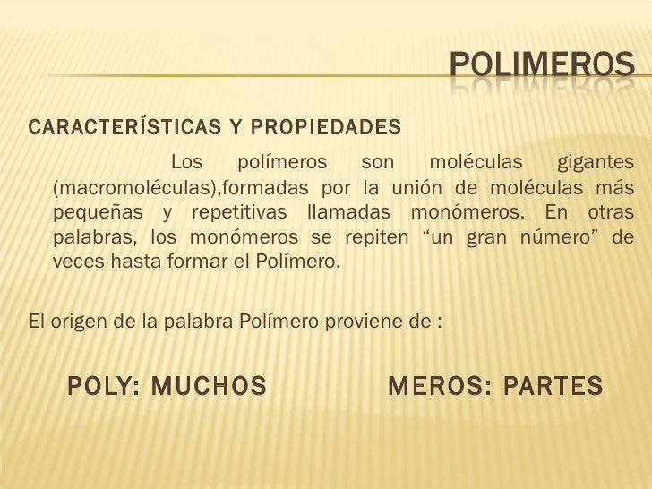 Polimero 1 Polimero 1