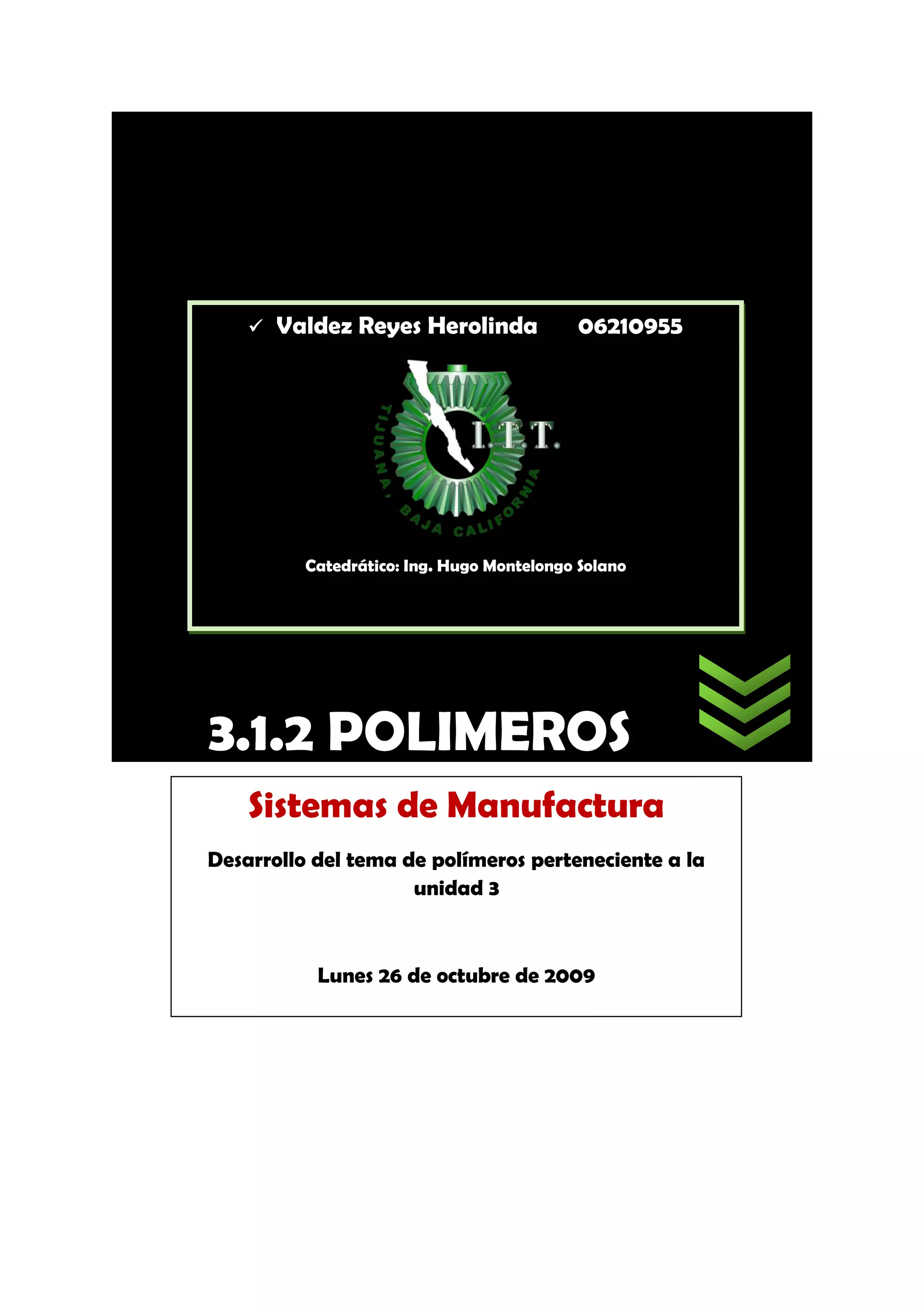 P O L I M E R O S | PDF