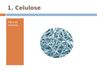 1. Celulose

Fibra da
celulose
 