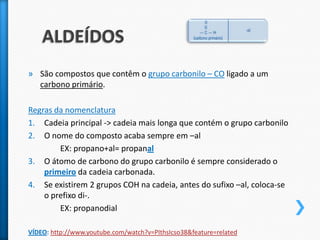 Monómeros e grupos funcionais